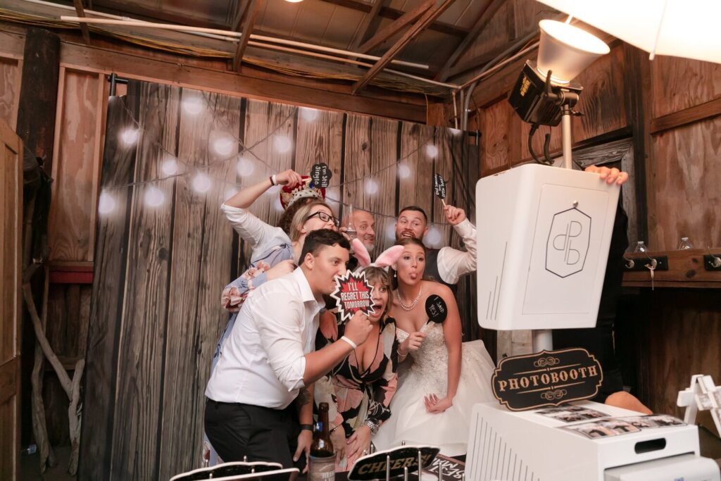 wedding reception Photo Booths with Props